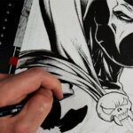 comic book inking